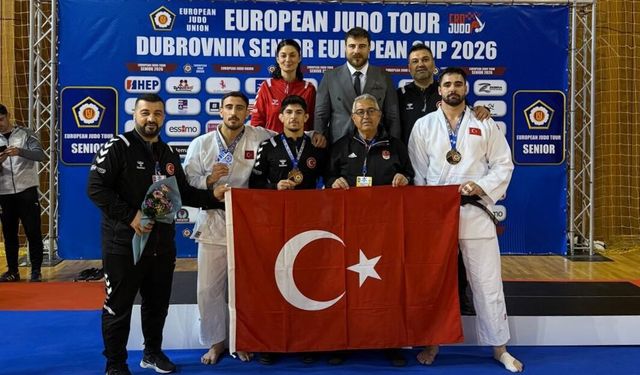 Milli judocular, Hırvatistan'daki Büyükler Avrupa Kupası'nı 8 madalya ile tamamladı