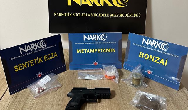 Ordu'da uyuşturucu operasyonunda 2 zanlı tutuklandı
