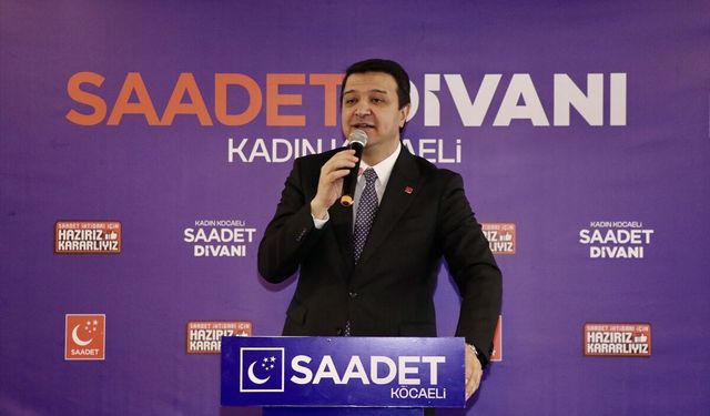 Saadet Partisi Genel Başkanı Arıkan, Kocaeli'de gazetecilerle buluştu: