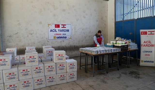 Sadakataşı, Lübnan'da çok sayıda yerinden edilmiş aileye insani yardım ulaştırdı