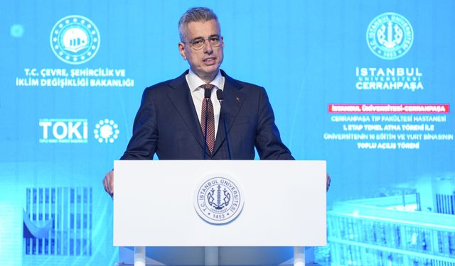 Sağlık Bakanı Memişoğlu, İstanbul Üniversitesi-Cerrahpaşa'da temel atma ve toplu açılış törenine katıldı: