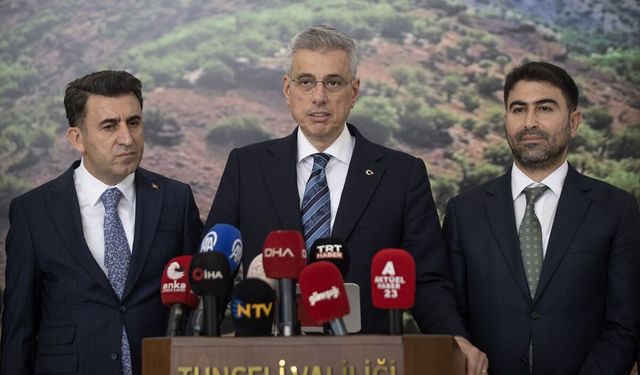 Sağlık Bakanı Memişoğlu, Tunceli'de konuştu: