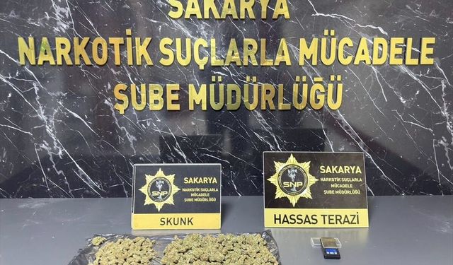 Sakarya'da konum atarak uyuşturucu satan 2 şüpheli suçüstü yakalandı