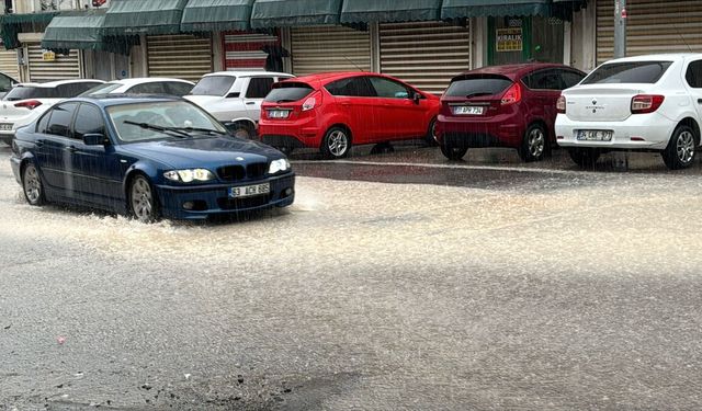 Şanlıurfa'da sağanak etkili oldu