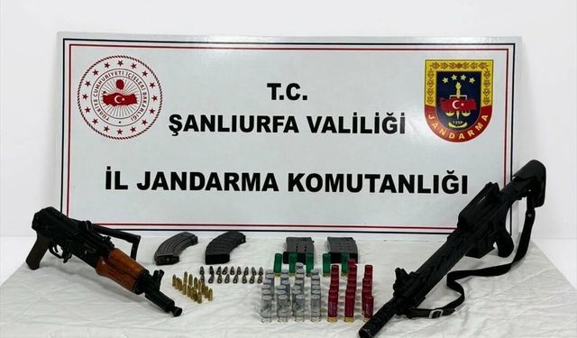 Şanlıurfa'da silah kaçakçılığı operasyonunda 1 şüpheli yakalandı