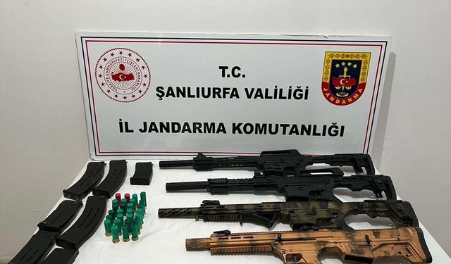 Şanlıurfa'da silah kaçakçılığı operasyonunda 3 şüpheli yakalandı