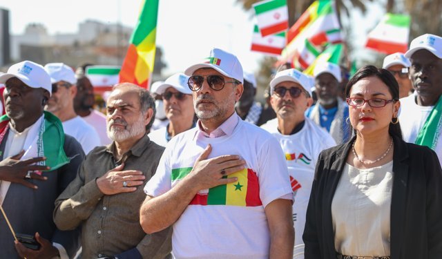 Senegal'de ABD ve İsrail'in İran'a yönelik saldırıları protesto edildi