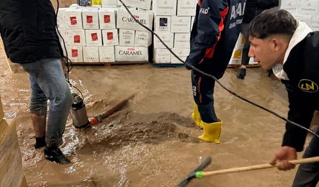 Siirt'te sağanak etkili oldu