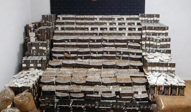 Sivas'ta 293 bin makaron ele geçirildi