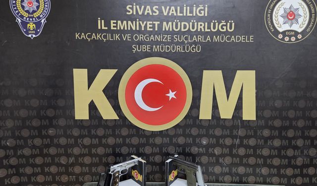 Sivas'ta silah ve mühimmat kaçakçılığı operasyonunda 1 zanlı tutuklandı