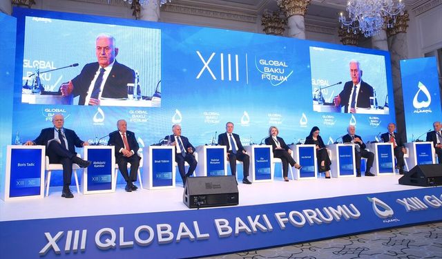 TDT Aksakallar Konseyi Başkanı Yıldırım, '13. Küresel Bakü Forumu'nda Orta Koridor'un önemini anlattı: