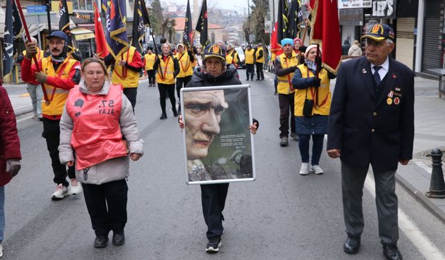 Tekirdağ'da 57 gönüllü 57. Alay'ın izinde Çanakkale yürüyüşüne uğurlandı