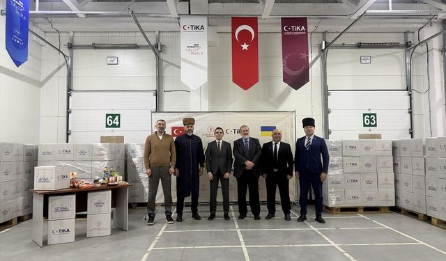 TİKA'dan Ukrayna'da ihtiyaç sahibi ailelere ramazanda gıda yardımı