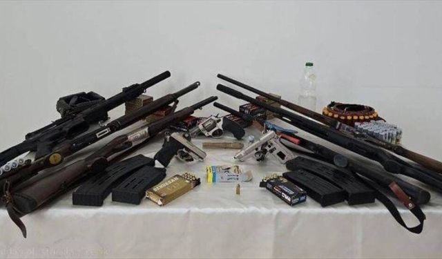 Tokat merkezli kaçak silah operasyonunda 11 zanlı yakalandı