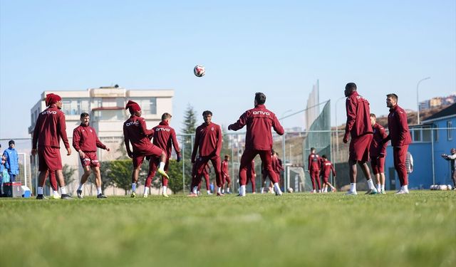 Trabzonspor, Çaykur Rizespor maçının hazırlıklarını sürdürdü