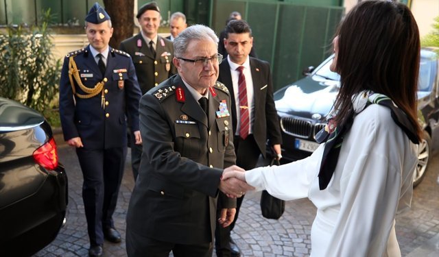 Türkiye'nin Roma Büyükelçiliği'nde bayramlaşma programı yapıldı