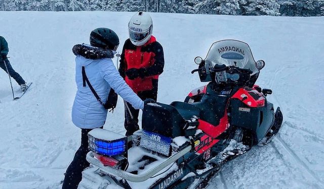 Uludağ'da JAK ekipleri ara tatil ve bayramda 141 olaya müdahale etti