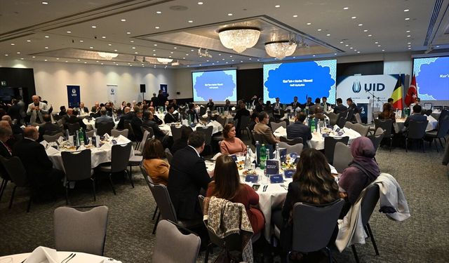 Uluslararası Demokratlar Birliği, Brüksel'de iftar programı düzenledi