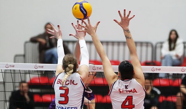 Voleybolda Arabica Coffee House Kadınlar 1. Lig yarı final etabı, Alanya'da başladı