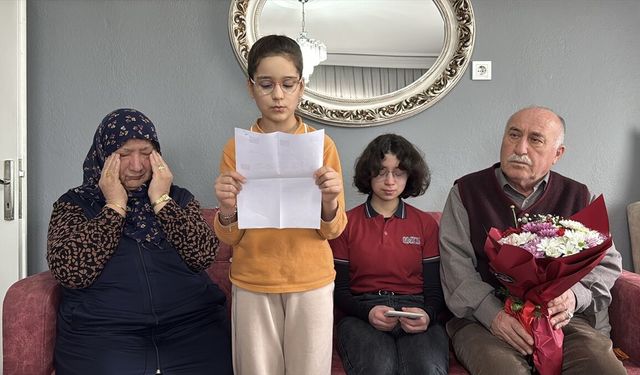 Zonguldak'ta öğrenciler şehit ailelerine mektup yazdı