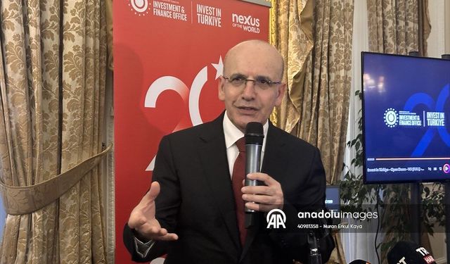 Bakan Şimşek, Cumhurbaşkanlığı Yatırım ve Finans Ofisinin Londra'daki "20. Yıl" resepsiyonunda konuştu Açıklaması