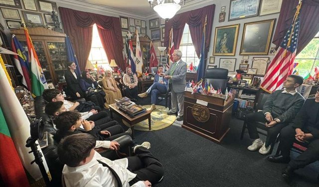 ABD'deki Türk öğrenciler, 23 Nisan etkinliği kapsamında Kongre üyelerini ziyaret etti