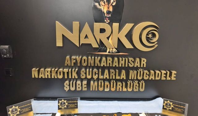 Afyonkarahisar'da uyuşturucu operasyonunda 2 şüpheli tutuklandı