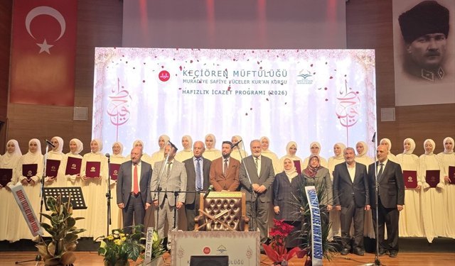Ankara'da 34 hafız için icazet töreni düzenlendi