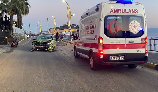 Aydın'da otomobille çarpışan elektrikli skuter sürücüsü öldü
