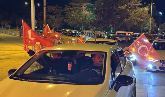 Erzurum, Erzincan, Ardahan ve Tunceli'de milli takım coşkusu yaşandı