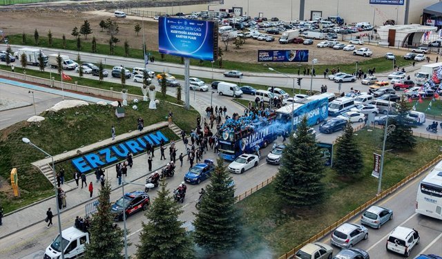 Erzurumspor şampiyonluk turu attı