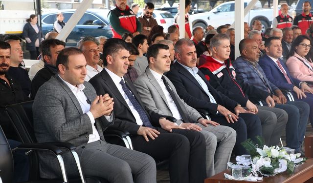 Kilis'te üreticilere 400 bin sebze fidesi ile üzüm şalı dağıtıldı