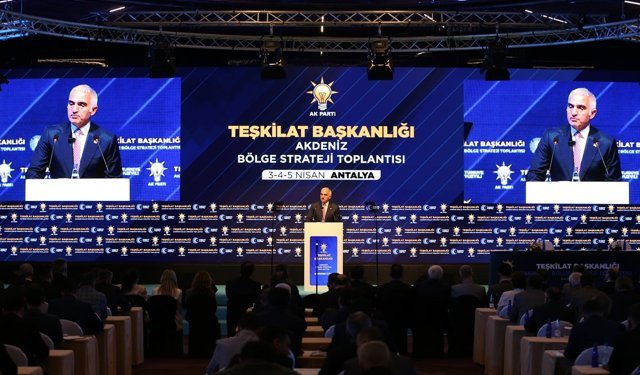 Kültür ve Turizm Bakanı Ersoy, AK Parti Akdeniz Bölge Strateji Toplantısı'nda konuştu: