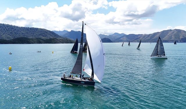 Marmaris MIYC Kış Trofesi Yat Yarışları'nın 5. ayağı tamamlandı