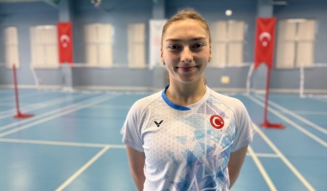Milli badmintoncu Sinem Yıldız'ın hedefi, Avrupa ve dünyada kürsüde olmak