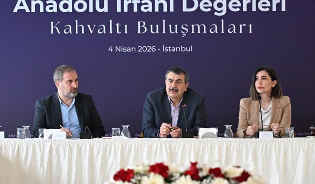 Milli Eğitim Bakanı Tekin, Anadolu İrfanı Değerleri Kahvaltı Buluşmaları'nda konuştu: