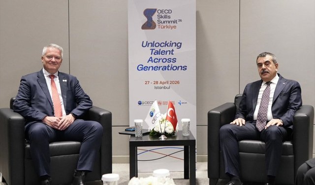 Milli Eğitim Bakanı Tekin, OECD Genel Sekreteri Cormann ile bir araya geldi: