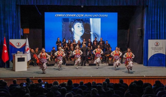 OMÜ'de Karadeniz kültürü dans ve ezgilerle sahneye taşındı