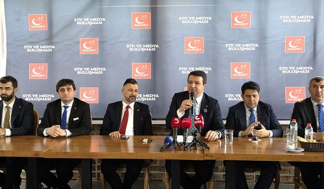 Saadet Partisi Genel Başkanı Arıkan, Bingöl'de STK temsilcileri ve gazetecilerle buluştu
