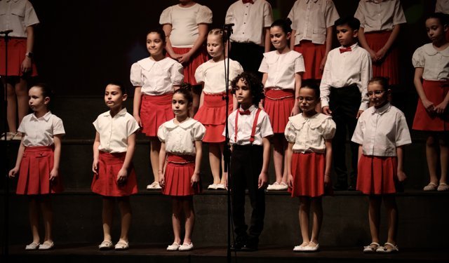Samsun Devlet Opera ve Balesinin 'Çocuk Korosu' konser verdi