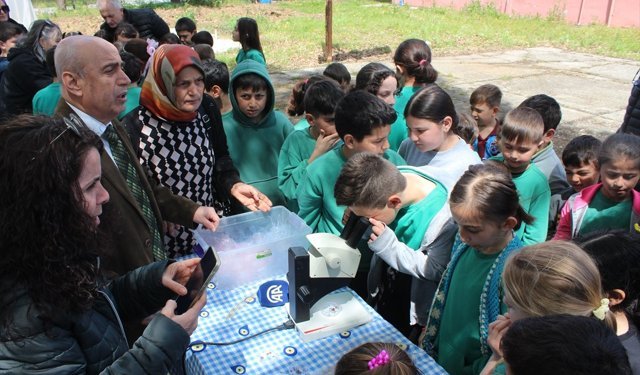 Samsun'da 'Doğada Denge Üründe Kalite Projesi' kapsamında doğaya uğur böcekleri salındı