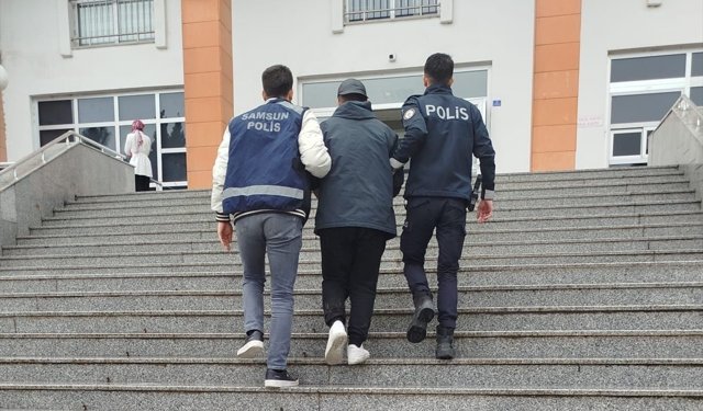 Samsun'da 'kasten orman yakma' suçundan aranan hükümlü yakalandı