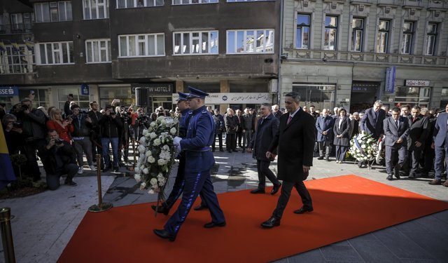 Saraybosna'nın savunmasında hayatını kaybedenler için törenler düzenlendi