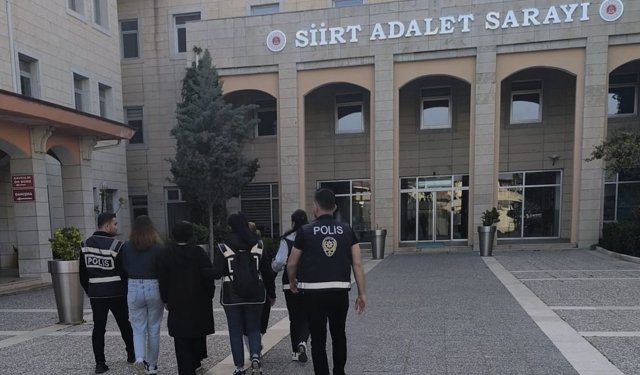 Siirt'te hırsızlık olaylarına karıştıkları iddiasıyla 3 kadın tutuklandı
