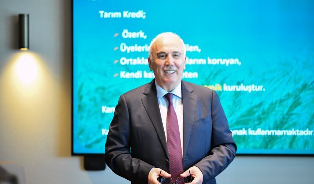 Tarım Kredi Genel Müdürü Aydın, kurumun çalışmalarını ve yeni projelerini anlattı: