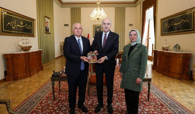 TBMM Başkanı Kurtulmuş, Kamu Başdenetçisi Akarca'yı kabul etti