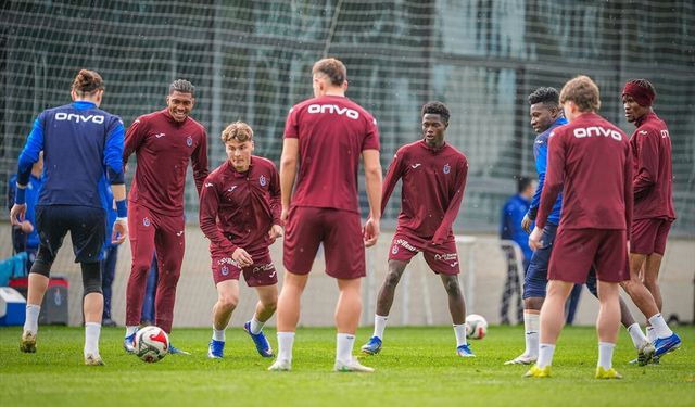 Trabzonspor, Galatasaray maçının hazırlıklarını tamamladı