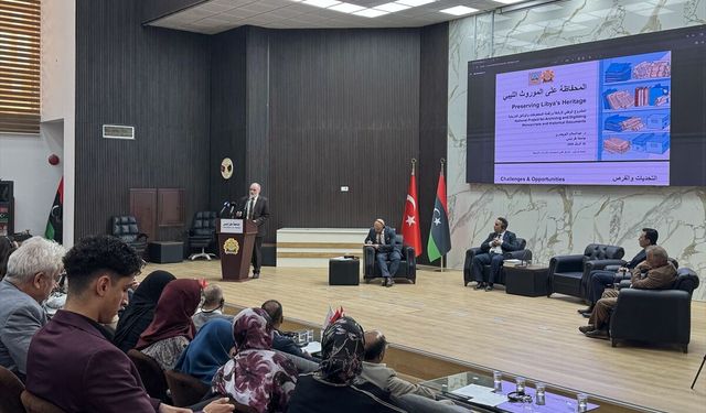 Türk ve Libyalı akademisyenler, TİKA'nın organize ettiği çalıştayda Trablus'ta buluştu