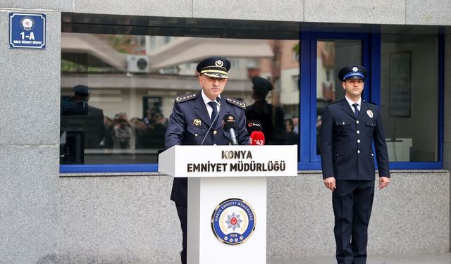 Ankara Emniyet Müdürü olarak atanan Maksut Yüksek Konya'dan törenle uğurlandı