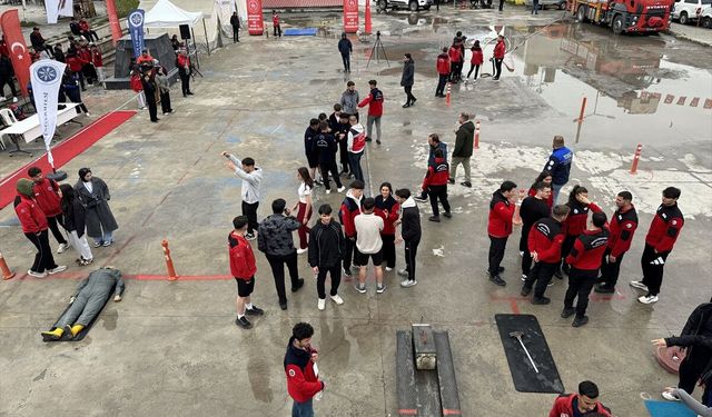 Ardahan'da düzenlenen üniversiteler arası afet spor oyunları tamamlandı